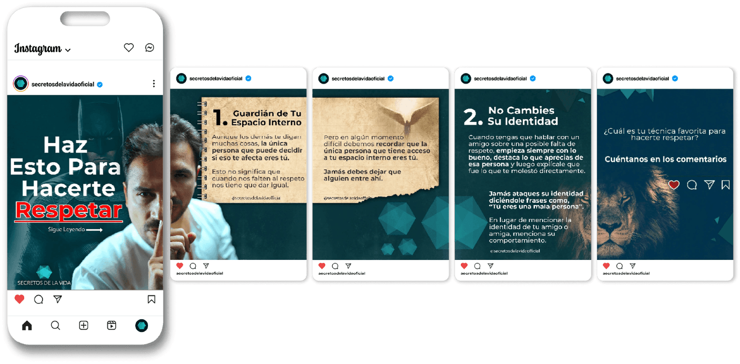Secretos de la Vida - Piezas visuales principales